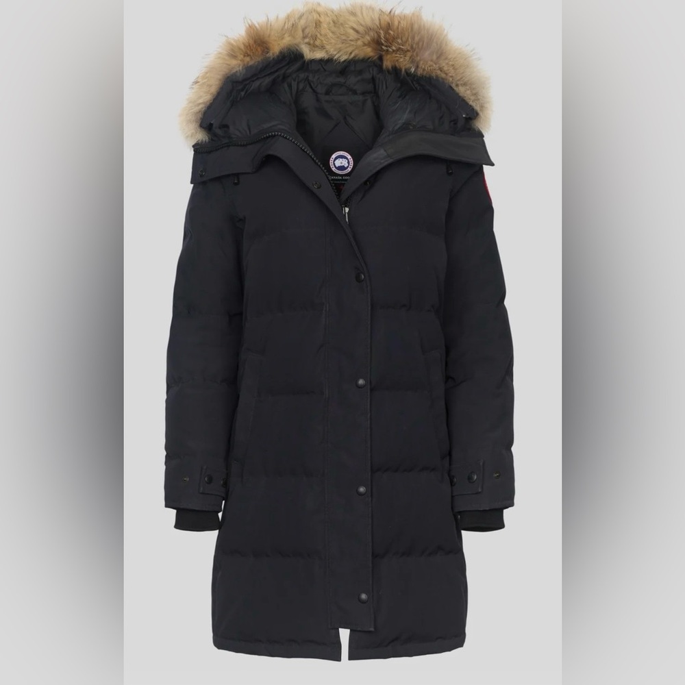 Canada Goose Shelburne Down Parka with Coyote Fur Trim Hood - XS